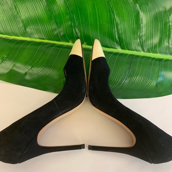 Black And Yellow Pumps. - Picture 6 of 8